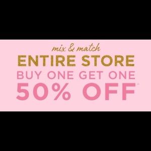 BUY 1 GET 1 50% OFF!